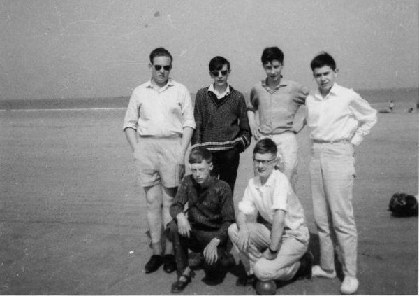 1963 School Holiday - Beach in France from David Brassington