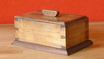 Woodwork class - hardwood dovetail box