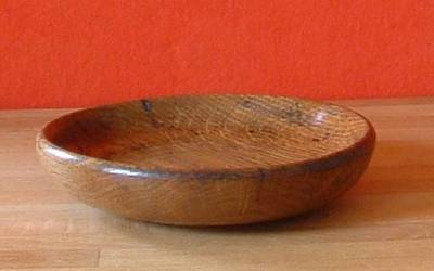 Woodwork - Oak turned bowl