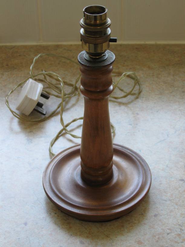 Woodwork class - table lamp